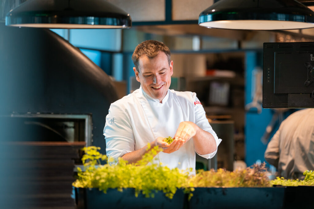 Chef in de keuken