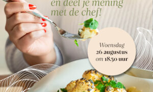 Uitnodiging proef avond voor het nieuwe herfstmenu van The Green House restaurant